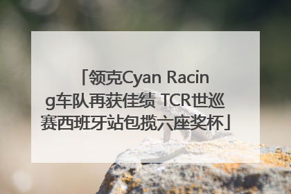 领克Cyan Racing车队再获佳绩 TCR世巡赛西班牙站包揽六座奖杯