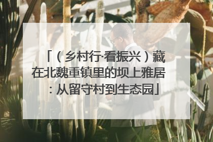 （乡村行·看振兴）藏在北魏重镇里的坝上雅居：从留守村到生态园