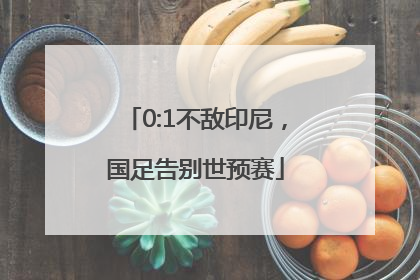 0:1不敌印尼，国足告别世预赛