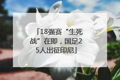 18强赛“生死战”在即，国足25人出征印尼