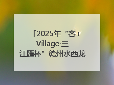 2025年“客+Village·三江匯杯”赣州水西龙舟文化节圆满落幕