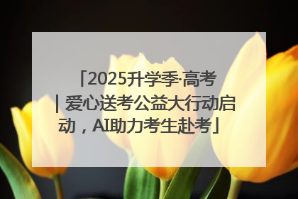 2025升学季·高考｜爱心送考公益大行动启动，AI助力考生赴考