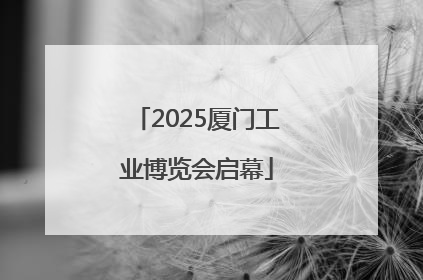 2025厦门工业博览会启幕