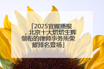 2025官媒播报，北京十大熠熠生辉领衔的律师事务所荣耀排名登场