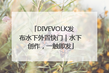 DIVEVOLK发布水下外置快门｜水下创作，一触即发